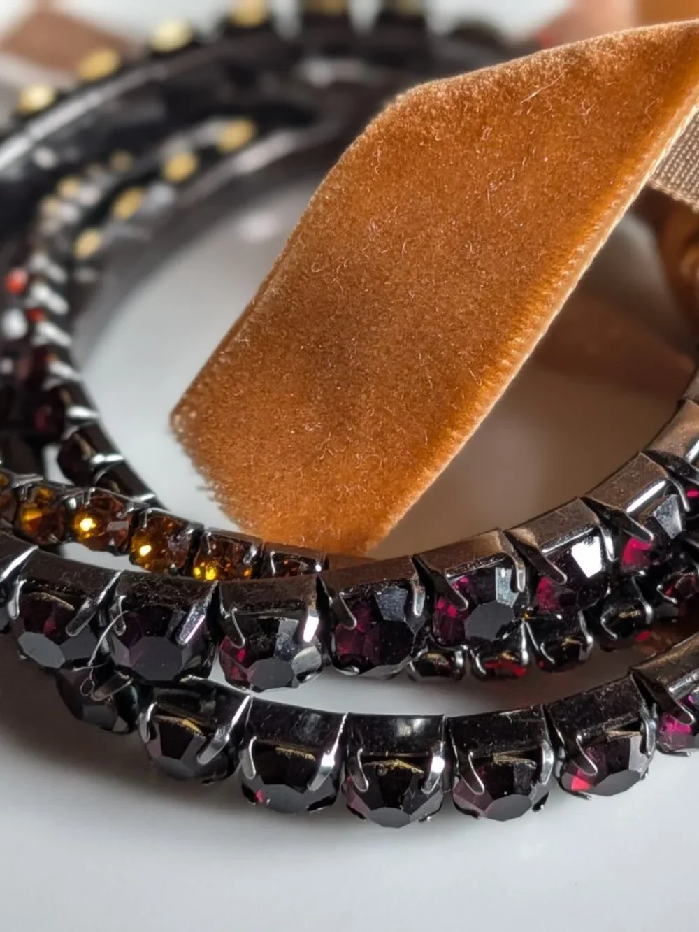 Zara Pack of Combined Elastic Rhinestone Bracelets